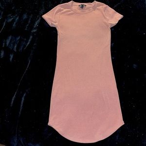 Forever 21 mauve pink bodycon dress